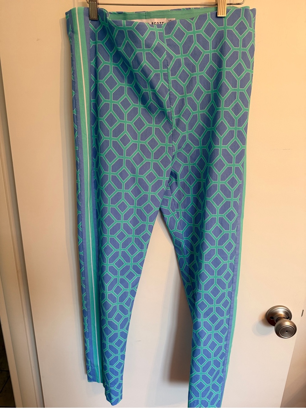 Gretchen Scott Green & Blue Geometric Skirt